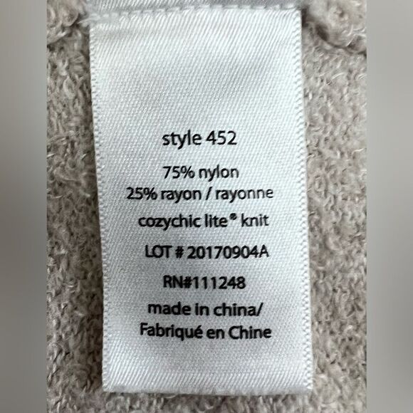 Barefoot Dreams CozyChic Lite Knit Long Sleeve Cocoon Circle Cardigan. XS/S. - Picture 7 of 8